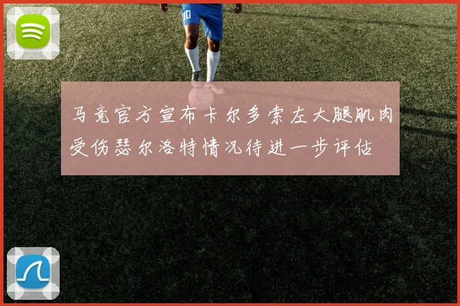 马竞官方宣布卡尔多索左大腿肌肉受伤瑟尔洛特情况待进一步评估